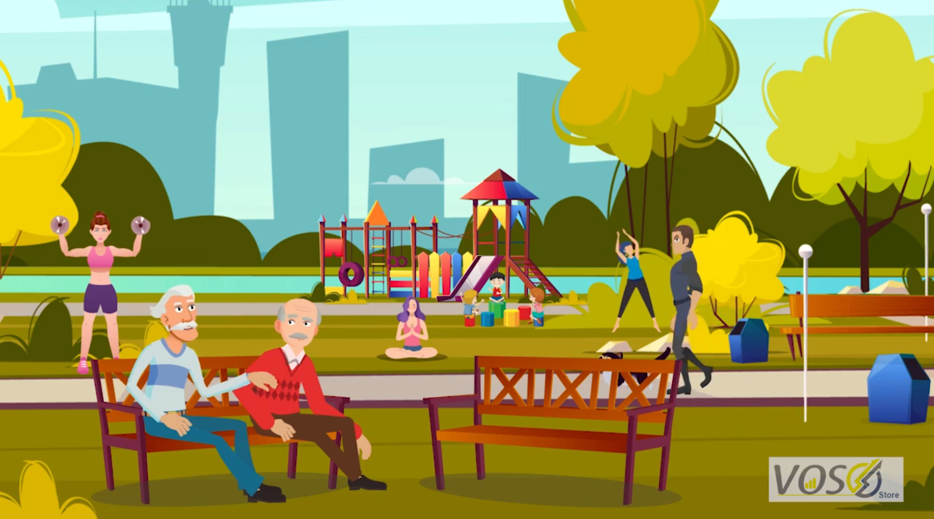 Animated ad for VOSO